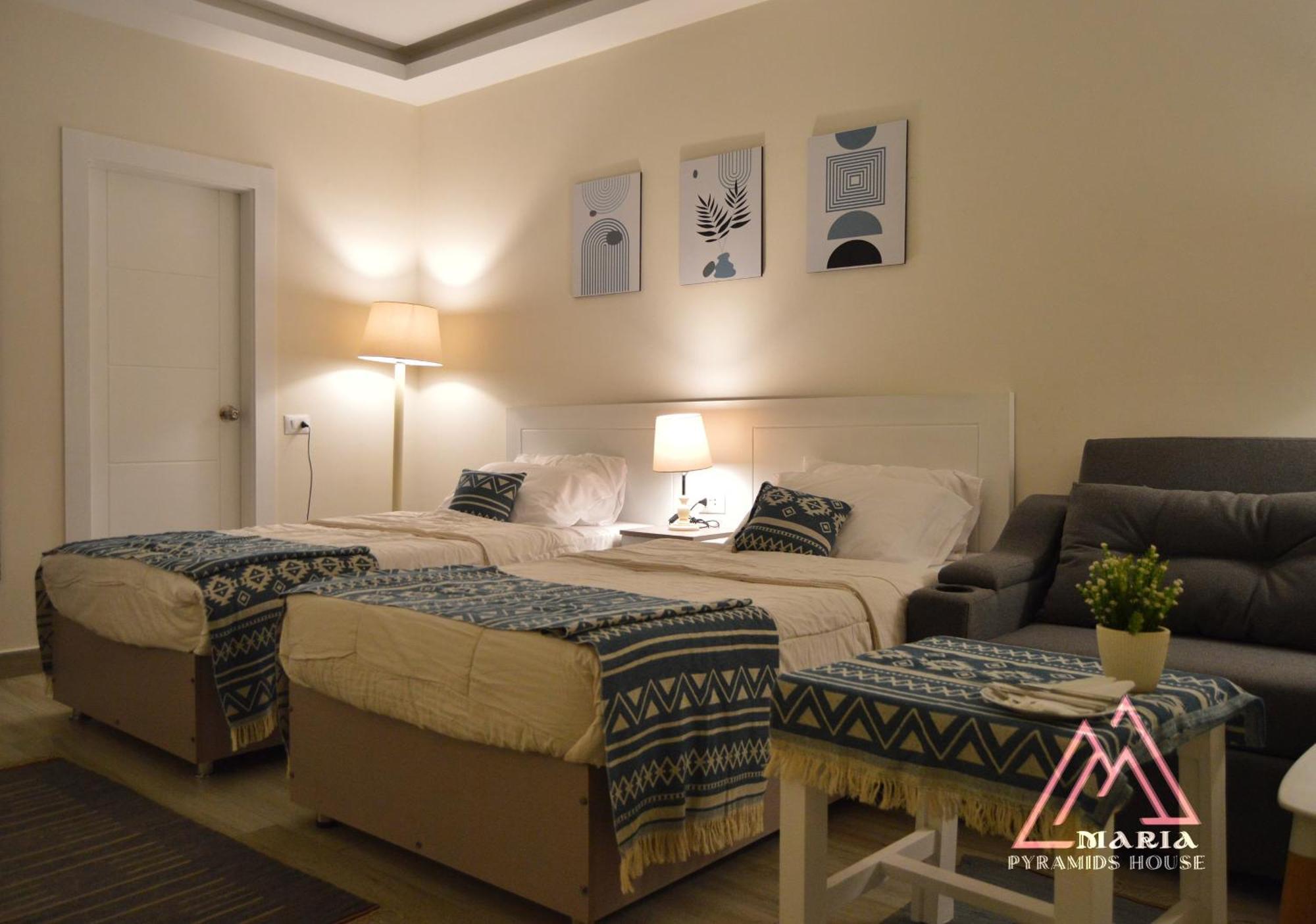 Maria Pyramids House Hotel Kafrat al Jabal Bagian luar foto